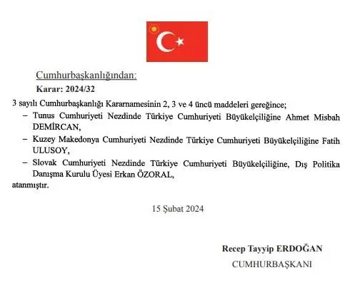 Yeni Slovak Cumhuriyeti Büyükelçisi Erkan Özoral kimdir? Erkan Özoral y hayatı ve biyografisi