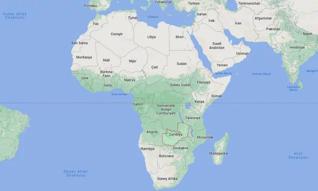 Zambiya hangi yarım kürede? Zambiya'nın konumu ve harita bilgisi
